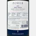 Pinot Grigio Porer Vigneti delle Dolomiti IGT 2021 Bio - Alois Lageder Pinot Grigio Porer Vigneti delle Dolomiti IGT 2021 Bio - Alois Lageder