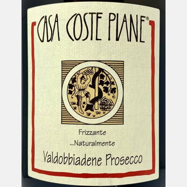 Prosecco Valdobbiadene Frizzante Naturalmente DOCG Magnum 1,5L - Casa Coste Piane