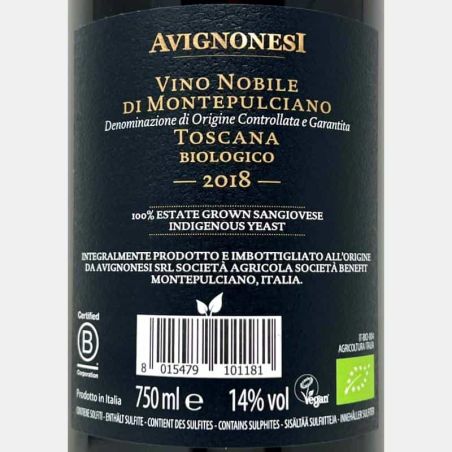 Vino Nobile di Montepulciano DOCG 2018 Bio - Avignonesi