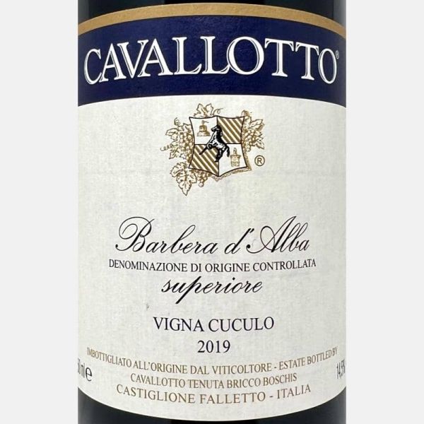 Barbera D'Alba Vigna del Cuculo DOC 2019 Bio - Cavallotto