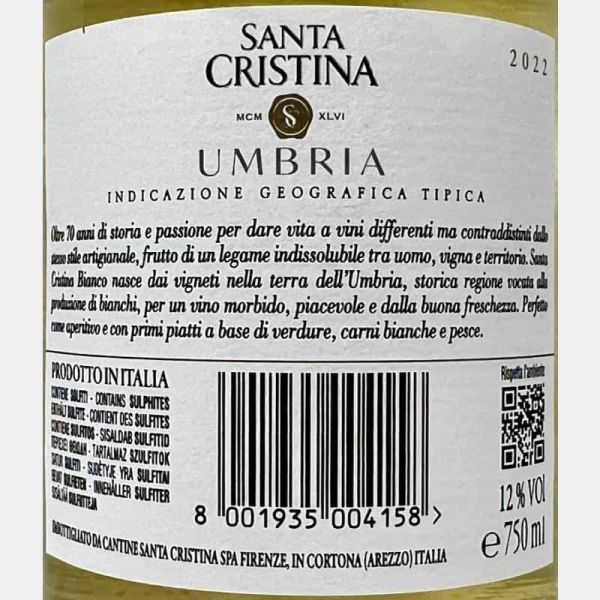 Santa Cristina Bianco Umbria IGT 2022 - Marchesi Antinori Santa Cristina Bianco Umbria IGT 2022 - Marchesi Antinori