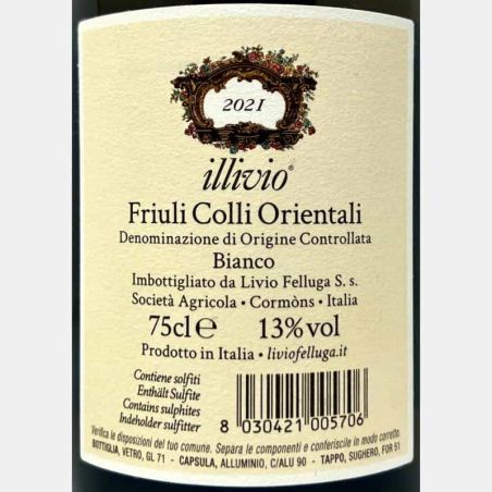 Illivio Bianco Friuli Colli Orientali DOC 2021 - Livio Felluga