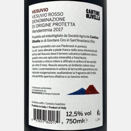 Piedirosso Amphora Vesuvio DOP 2017 - Cantine Olivella