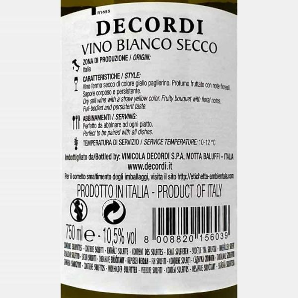 Vino Bianco Secco - Decordi Vino Bianco Secco - Decordi