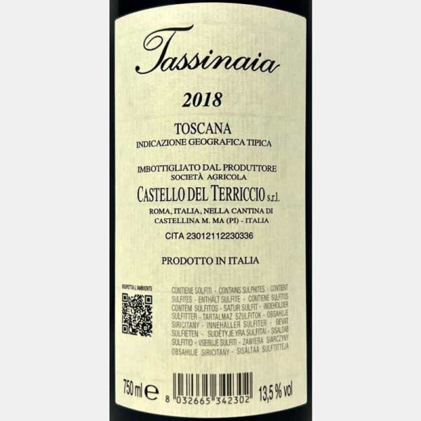 Tassinaia Toscana IGT 2018 - Castello del Terriccio Tassinaia Toscana IGT 2018 - Castello del Terriccio