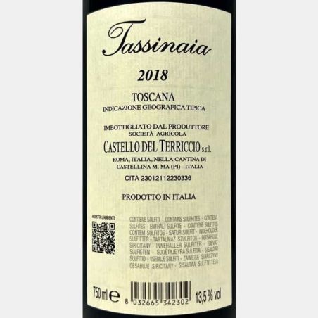 Tassinaia Toscana IGT 2018 - Castello del Terriccio