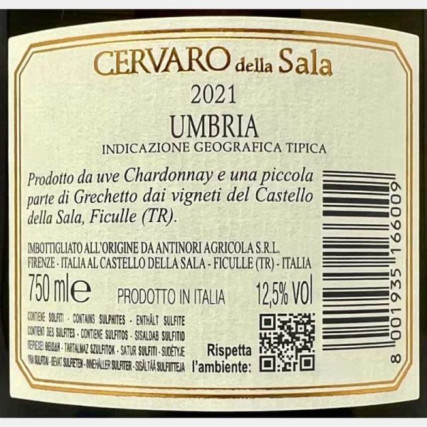 Cervaro della Sala Umbria IGT 2021 - Antinori Castello della Sala Cervaro della Sala Umbria IGT 2021 - Antinori Castello della Sala