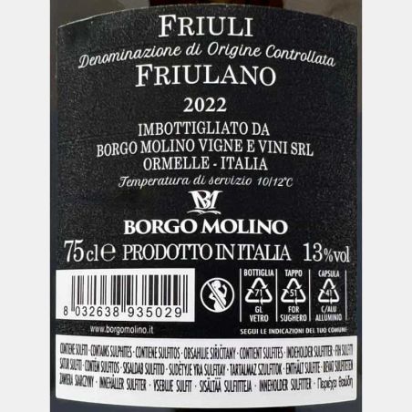 Friulano Friuli DOC 2022 - Borgo Molino